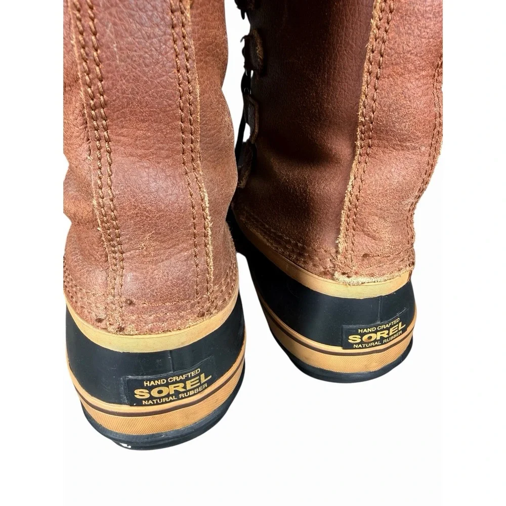 Sorel 1964 Premium‎ T Waterproof Winter Snow Pac Boots Brown Winter Men's Size 8